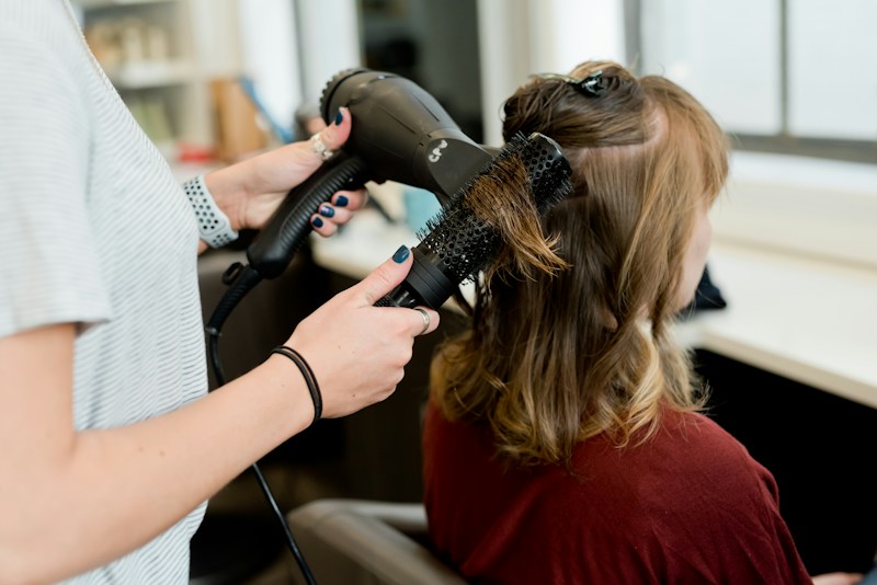 Hand-painted dimensional balayage color treatment